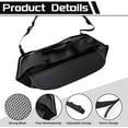 thumbnail image 3 of Car Net Pocket Handbag Holder, Car Seat Seam Organizer, Driver Storage Netting Pouch for Handbag Purse, Stowage Mesh Bag in the Center of the Driver Seat, Car Interior Accessories (Black), 3 of 5