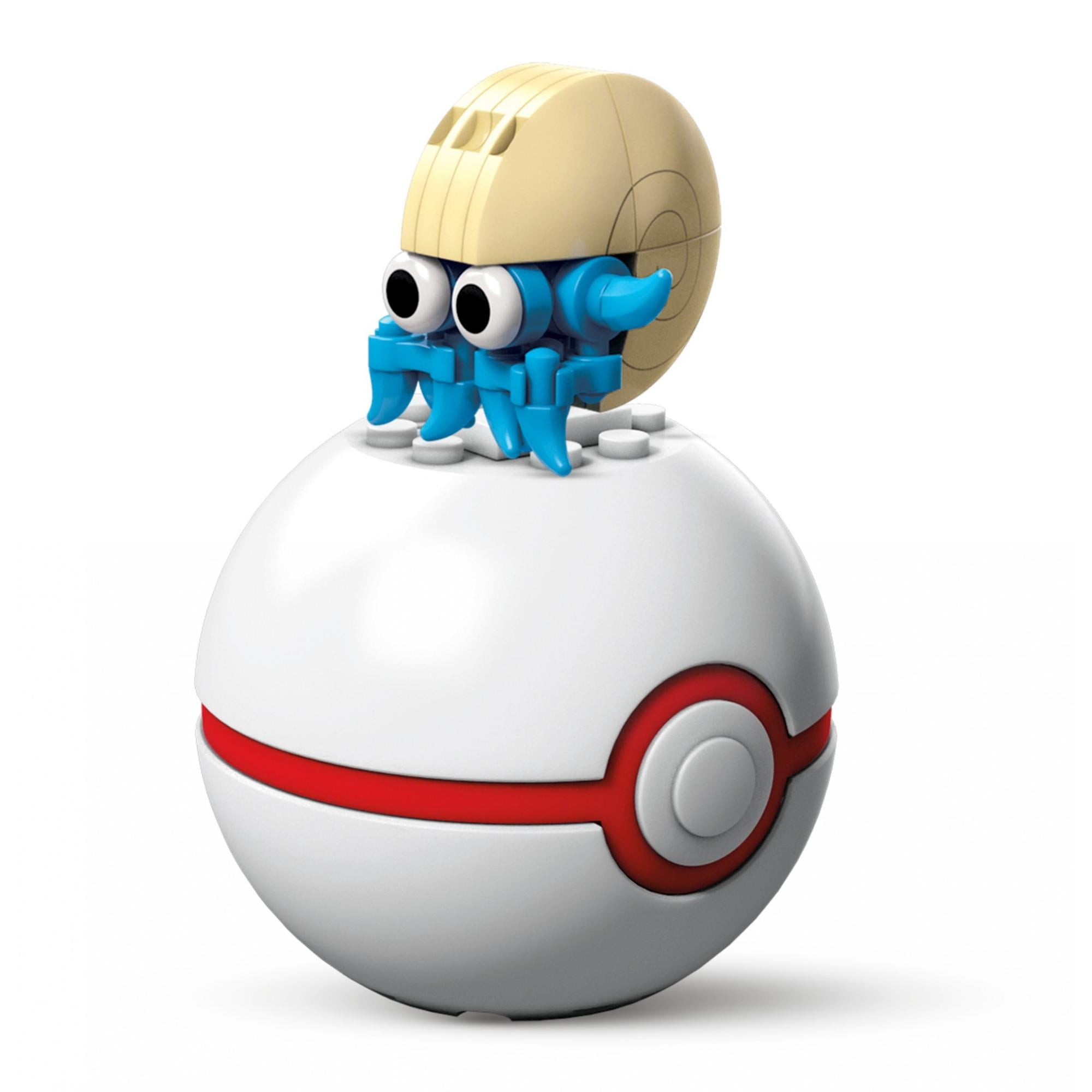 Mega Construx Pokemon Buildable Omanyte Figure & Poke Ball ...
