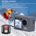 thumbnail image 4 of Cámara De Acción, Cámara Subacuática 4K Pantalla Dual WiFi Fácil Instalación 164.0 Pies De Profundidad Para Bucear Para Accesorios De Casco, 4 of 7
