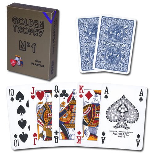 Poker Modiano Dark Blue Playing Cards 
