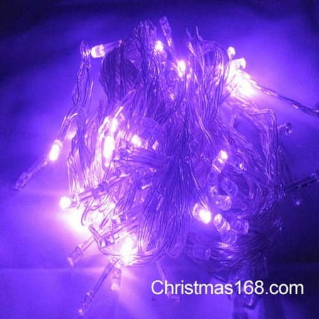 Perfect Holiday 8 Modes 100 LED String Christmas Wedding Fairy Lights Party with Tail Plug, 32 ...