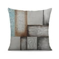 thumbnail image 2 of Modern Geometry Brown & Teal Decorative Pillow Covers - Enhance Your Décor with a Touch of Sophistication, 2 of 7