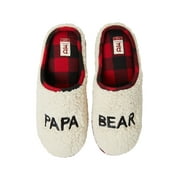 DF by Dearfoams Mens Papa Bear Clog Slippers