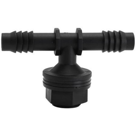 - Hydro Flow Tub Outlet Tee Fitting w/ 2 Gaskets - 1/2