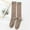 G, variant on Dyfzdhu Autumn Winter Knee High Socks For Women Thickened Thermal Long Tube Socks Solid Color Crew Socks Heap Heap Socks