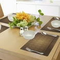 thumbnail image 4 of Ambesonne Tan Place Mats Set of 4, Antique Damask Royal Aged, Standard Size, Brown Tan, 4 of 6