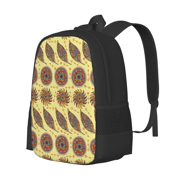 Fotbe Bohemia Mochila para Hombre y Mujer - Tela Oxford 600D Resistente - Mochila Impermeable de Gran Capacidad para Escuela, Viajes y Senderismo