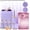 Light Purple, variant on 32PCS Bathroom Sets with Shower Curtain and Rugs Beige Bathroom Accessories Set Shower Curtain Set 3PCS Lotion Soap Dispenser Bathroom Accessories with Black Bathroom Decor
