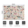 thumbnail image 5 of Beige Butterfly Flower Pattern Door Rugs,Washable Non Slip Door Mats Indoor,Decorative Door Mats,Entry Mat Indoor for Entrance,Bedroom,Kitchen,Bathroom,16"x24", 5 of 6