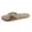 Grey, variant on Stylish Women'S Platform Slippers Summer Fashion Womens Casual Shoes Folded Leather Boho Rhinestone Flip Flops Flat Slippers Women's Slide Crochet Slip On Sandals Summer Open Toe Shoes