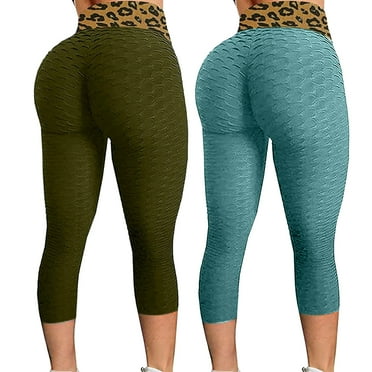 VerPetridure Yoga Pants Capri for Women Plus Size Women Fashion Print Yoga Pants Plus Size Casual High Waist Sport Pants