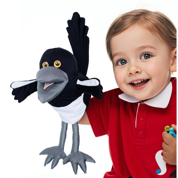 Peluche Steve y Maggie Maggie Magpie Hand Puppet Kids 1+