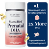 Best Nest Wellness Mama Bird Prenatal DHA Supplement, Omega 3 Fish Oil, Lemon Flavored, 60 Ct