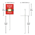 thumbnail image 5 of Eveokoki Yard Sign with Stakes Santa Stops In Days Lawn Sign Colorful Lawn Patio Yard Decorations for Holiday Party Home Lawn Pathway Walkway Decorations Supplies, 17.6", 5 of 5