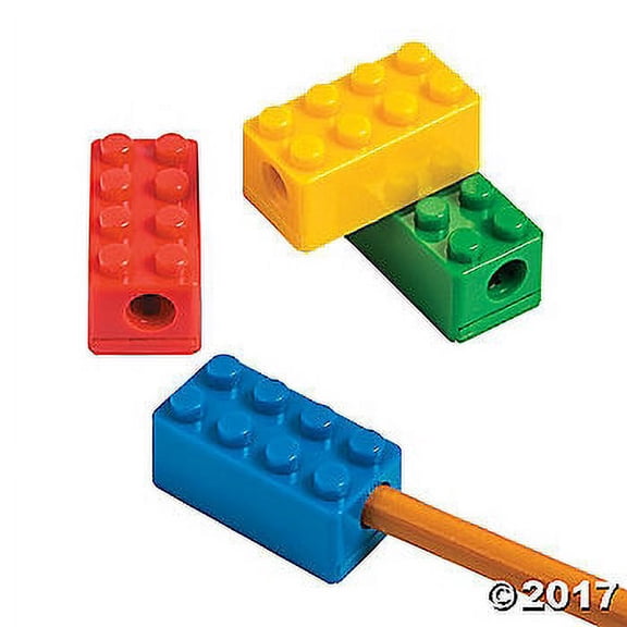 Brick Pencil Sharpener, Stationery, 12 Pieces