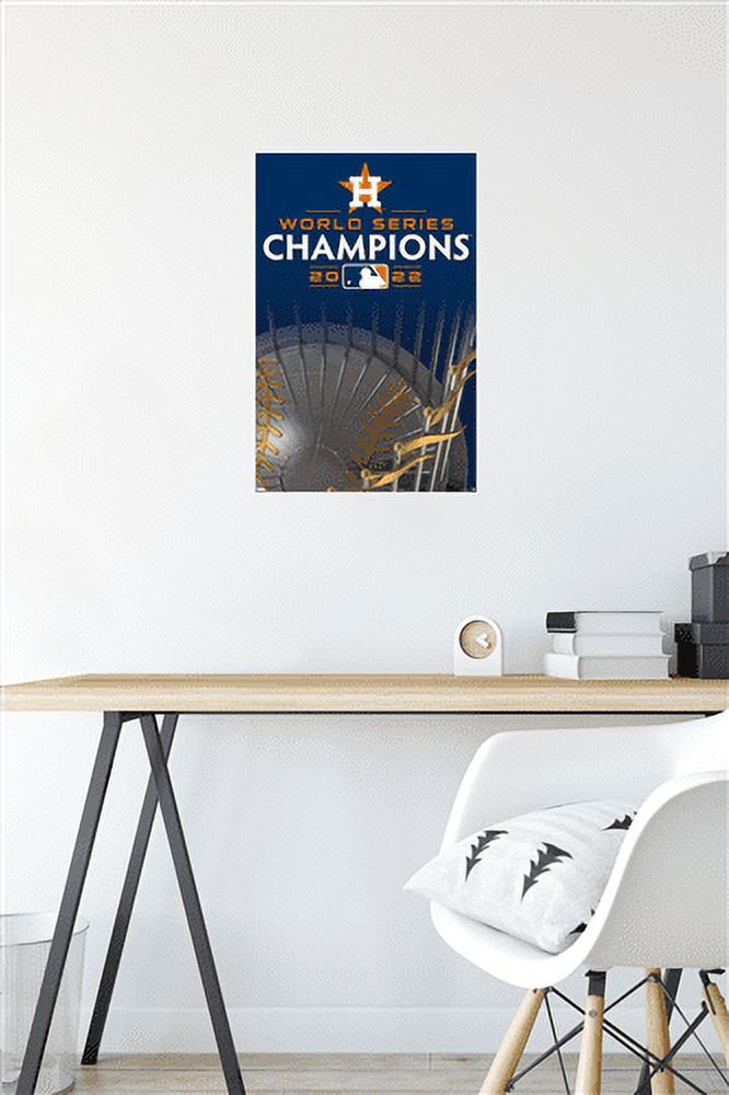 MLB Houston Astros - 2022 World Series Team Logo Wall Poster, 14.725" x 22.375"
