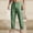 Green, variant on Work Cargo Pants for Men Straight Leg Button Rolled Hem Comfortable Bottoms Outdoor Office Casual Summer Trousers with Multi Pockets
