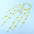 thumbnail image 7 of Unique Bargains Flower Headband Summer Sunflower Bouquet Headband Bohemian Style for Women  Yellow, 7 of 7