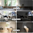 thumbnail image 7 of Duslogis Black Out Curtain - 40" x 58" 100% Black Out Shade for Window Cover Paper Film, Portable Travel Blackout Curtains Temporary Blind Screen No Drill Cut to Size (White-Black), 7 of 7