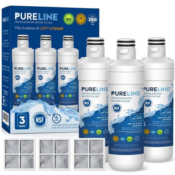 Filtro de agua de repuesto PURELINE LT1000PC para LG LT1000P