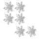thumbnail image 3 of 6 anillos para servilletas con forma de copo de nieve navideño, porta servilletas, hebilla de metal moderna para servilletas Argén, 3 of 7
