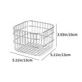 thumbnail image 3 of SLYNSHome Fruit Basket for Kitchen Counter Stainless Steel Wire Storage Basket for Organizer & Storage for Bread Vegetable Fruits - Large, 3 of 7