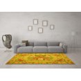 thumbnail image 3 of Ahgly Company Indoor Rectangle Medallion Yellow French Area Rugs, 2' x 4', 3 of 4