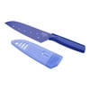 Kuhn Rikon Colori Small Santoku Knife, Blue