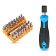 thumbnail image 1 of Juego de Destornilladores Multifunción con de Punta de Destornillador de 1/4 de Pulgada, Herramienta de Llave y Taladro (Azul), 1 of 5
