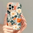 thumbnail image 3 of Funda de teléfono con flores para iPhone 13, fundas para iPhone 15, 16 Pro Max, 11, 14, 13, 12 XR, X, XS, 7, 8 Plus, SE 2022, 2020, carcasa de silicona suave, 3 of 5