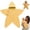 Yellow, variant on Faraee Funny Crochet Star Baby Sleep Sack Side Button Open Onesie Bag Newborn Wearable Hooded Sleep Blanket for Photo Prop (25.59IN)