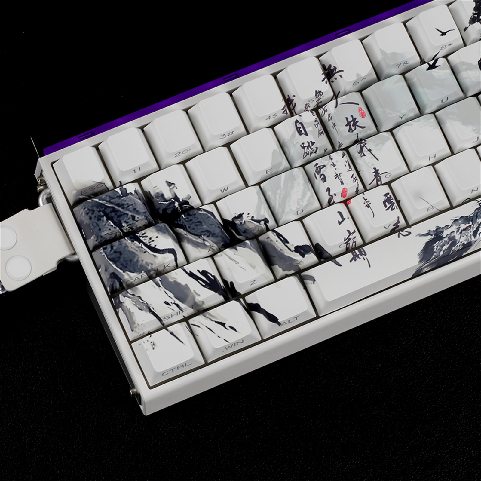 60% 68% ANSI ISOs Layout PBTs Original Profile Keycaps With The legends of chusen For 61/64/68 Mechanical Keyboards