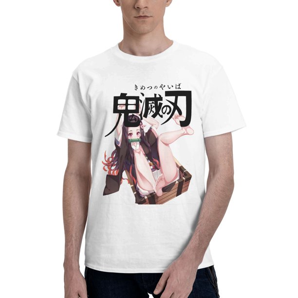 Camiseta de Manga Corta para Hombres Kimetsu no Yaiba