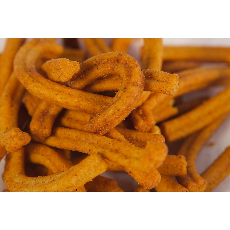 CHURRUMAIS Corn Chips Strips, Lime and Chili, 58g Package, Box of