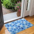 thumbnail image 2 of Blue Dog Paw Footprint Door Rugs,Washable Non Slip Door Mats Indoor,Decorative Door Mats,Entry Mat Indoor for Entrance,Bedroom,Kitchen,Bathroom,17"x30", 2 of 6