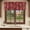 Red, variant on Red Boho Floral Valances for Windows, Decorative Rod Pocket Window Valance Curtains, Vintage Southwestern Ethnic Tribe Botanical Short Curtain Drapes for Kitchen/Living Room, 2 Panels, 42" W x 12" L