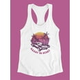 thumbnail image 3 of Ready To Start Aesthetic Racerback Tank Women -Smartprints Designs, Female Small, 3 of 4