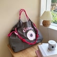 thumbnail image 2 of Diseño de nicho de bordado, bolso de mano ecológico, bolso de compras de nailon, bolso de mano, 2 of 6