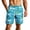 A Multicolor, variant on Nmnitkp Mens Shorts Hawaiian Print Quick Dry Swim Trunks Elastic Waist Drawstring Mesh Lined Beach Board Shorts, Summer Casual Multicolor,L