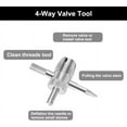 thumbnail image 4 of 64 Pieces Tire Valve Tools, Tire Valve Remover, Tire Valve Core Remover, Car Valve Core Remover, Tire Valve Repair Tool, for Bike Motorcycle Car Truck Tire, 4 of 5