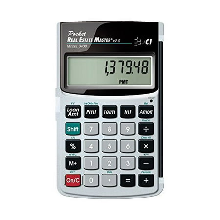Calculated Industries 3400 Pocket Real Estate Master Financial (Best Real Estate Calculator)