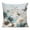 Blue Teal, variant on Throw Pillow Covers 16x16 Inch, Teal Tulip Butterfly Decorative Pillow Cases for Couch Sofa Bed, Beige Turquoise Floral Blue Coastal Cotton Linen Square Home Decor Pillowcases with Hidden Zipper