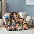 thumbnail image 5 of Blanket Paul Rudd Soft and Comfortable Warm Fleece Throw Blankets Yoga Blankets Beach Blanket Picnic Blankets Gift for Dorm room office decor Sofa Bed Camping Travel All Season, 5 of 6