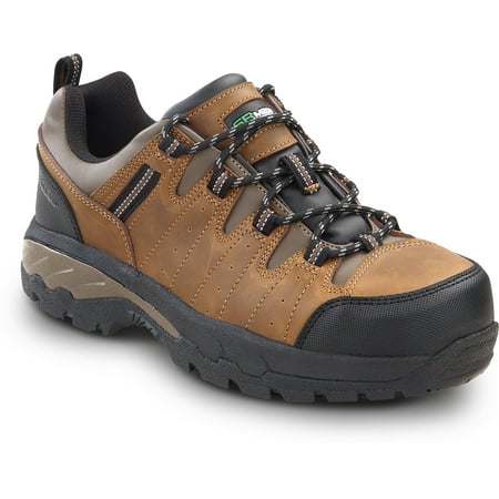 

SR Max Winston Men s Brown Low Hiker Style Comp Toe EH Slip Resistant Work Shoe (9.0 EW)