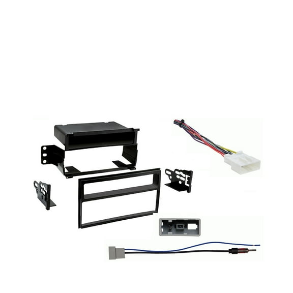 Metra Multi DIN Stereo Harness Radio Install Dash Kit for 2011 Nissan Juke, Matte Black