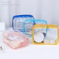 thumbnail image 5 of Bolso cosmético de gran capacidad, bolsa de almacenamiento impermeable de pvc, 5 of 5