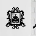 thumbnail image 6 of Halloween Frame #17 Scary Pumpkin Portrait Vinyl Lettering Wall Decal Sticker Spooky Pumpkin Decals - Size: 14"H x 12.5"L - Color: Black, 6 of 6