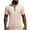 Khaki T-Shirt, variant on Qgtaibl 1/4 Zipper Pullover T-Shirt for Men Waffle Short Sleeve Collared Shirts Summer Lightweight Daily Pullover Tee Tops Black,S