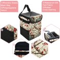 thumbnail image 2 of Tree Foldable Car Trash Bin with Lid, Leak-Proof Mini Trash Can for Car with Hanging Storage Bag, 2 of 6