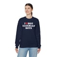 thumbnail image 5 of Algerian Wife Girlfriend Husband Boyfriend Sweatshirt Gifts Crew Neck Shirt, 5 of 5